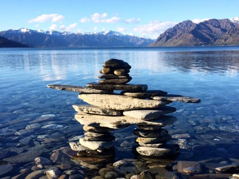 Lakefront Fantail Cottage Lake Hawea, Wanaka Exterior photo